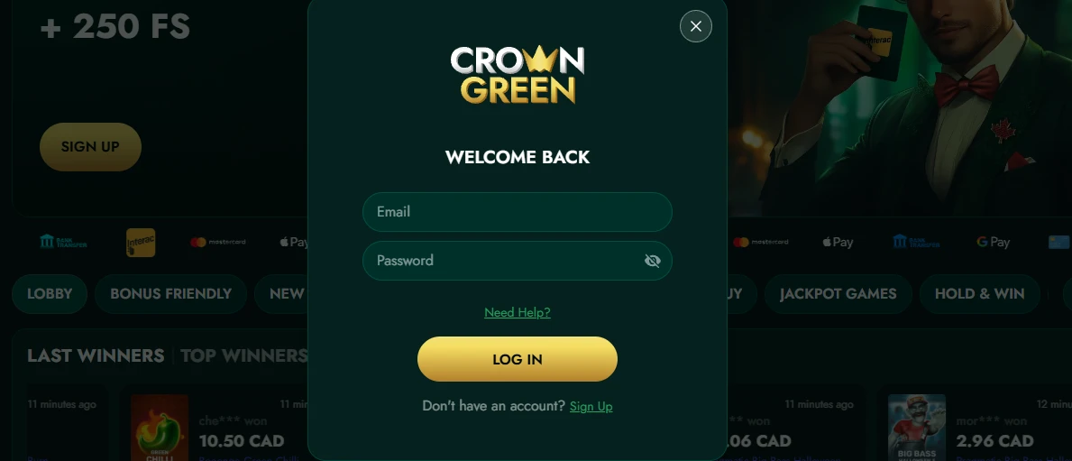 crowngreen-casino-login-banner